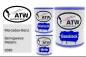 Preview: Mercedes-Benz, Beringweiss Metallic, 9389: 1L Lackdose + 1L Klarlack + 500ml Härter - Set, von ATW Autoteile West.